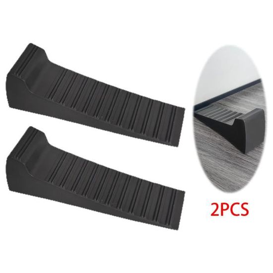 Butoir Caoutchouc Lot De 2 Butoirs De Porte En Caoutchouc Pour Entretoises De Porte De 1 A 30 Mm Cale En Caoutchouc Antiderapant Avec Poignee Cale De Porte Pour Portes Lourdes Protege