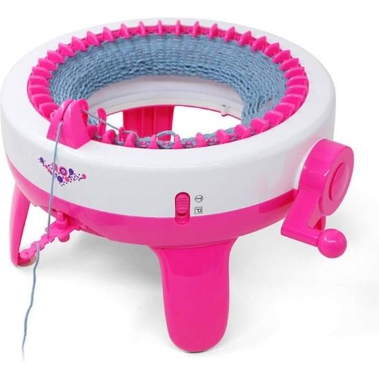 Machine a Tricoter Electrique,Tricotin Automatique,Kit Tricot Debutant Adulte,224048 Aiguilles