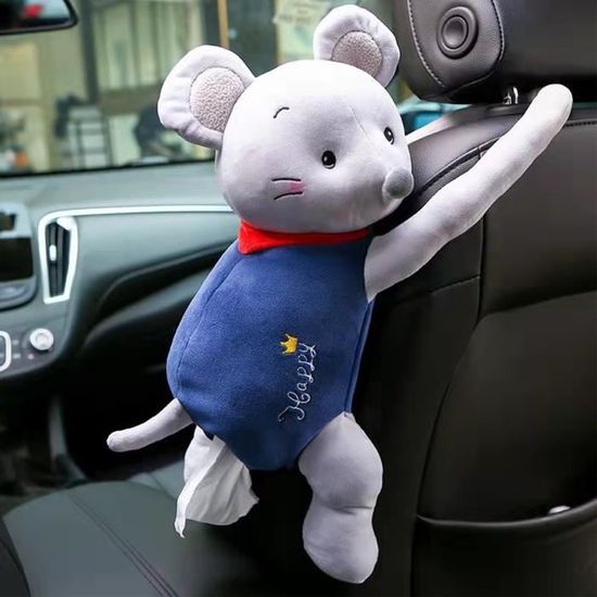 Porte-mouchoirs Peluche Capybara Pour Voiture - à Accrocher Sur Appuie-tête Ou Console