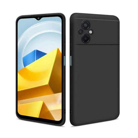 Cover Per Xiaomi Poco M5 4G HAOYE | Custodia TPU A Gradiente Blu/Rosa Con Angoli Rinforzati