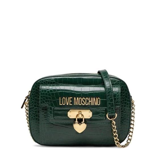 Sac à Main Moschino 100% Authentique - Grain Doux Vert, Thème Amour, Neuf Avec étiquettes, Pour Femme, Sac Bandoulière