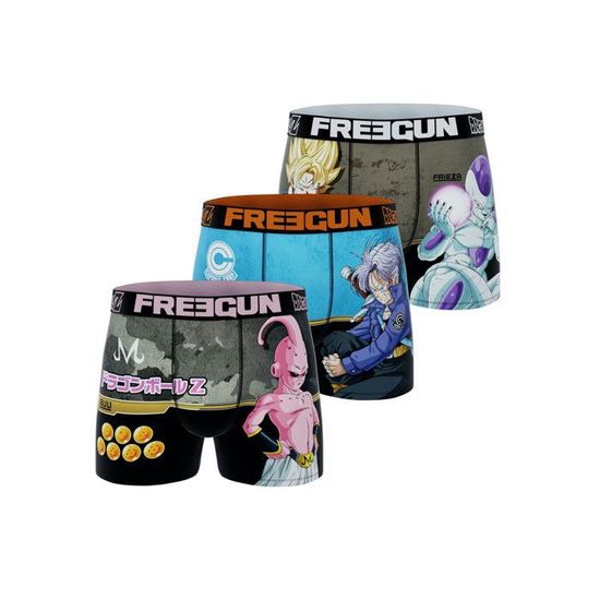 Boxer FREEGUN Lot De 3 - Taille XL, Multicouleur, Microfibre - Neuf Avec étiquettes
