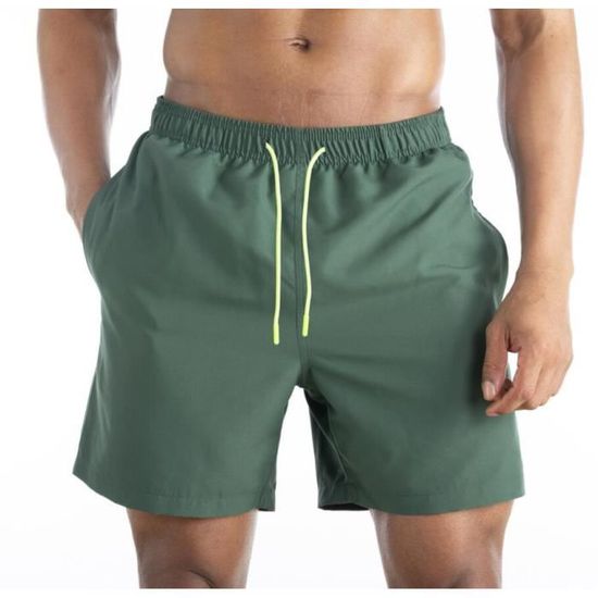 Shorts de plage pour hommes été Shorts de sport décontractés imperméables ms0222fot10vr Vert 0