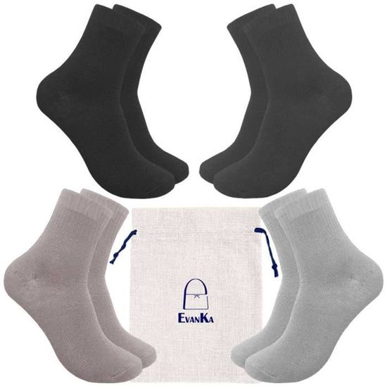 Lot De 3 Paires De Chaussettes Tabi Pour Tongs Femme - Style Japonais, Mi-mollet, 80% Coton, Confort Respirant