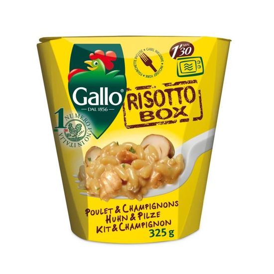 RISO GALLO Risotto Box Poulet Champignons 325G Cdiscount Au quotidien