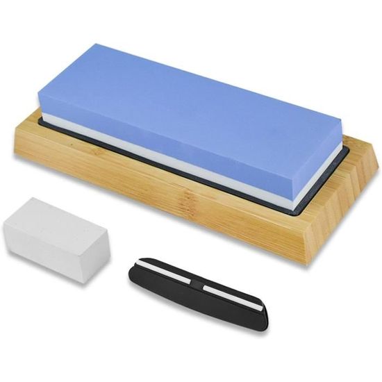 Pierre à Aiguiser Double Face Céramique Et Diamant - Mini Aiguiseur Pour Couteaux, Ciseaux - Portable, 7,5 Cm