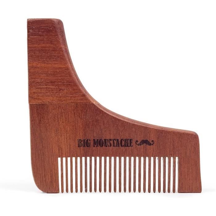 Peigne Pour Barbe En Bois De Poirier 100% Naturel - Longivia - Neuf