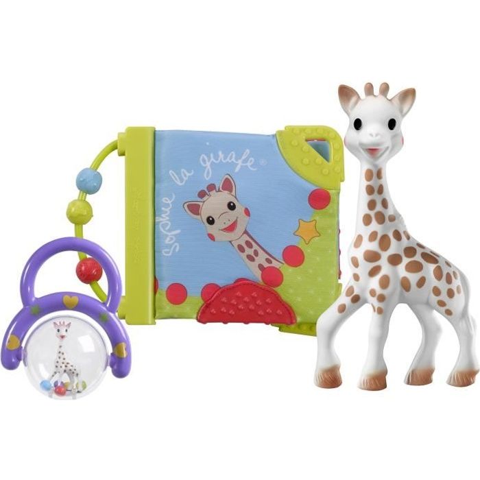 SOPHIE LA GIRAFE - Sophie la girafe Fresh Touch Boîte - Jouet en caoutchouc  100% naturel pour enfant - Jouet d'éveil pour enfant - dès la naissance 