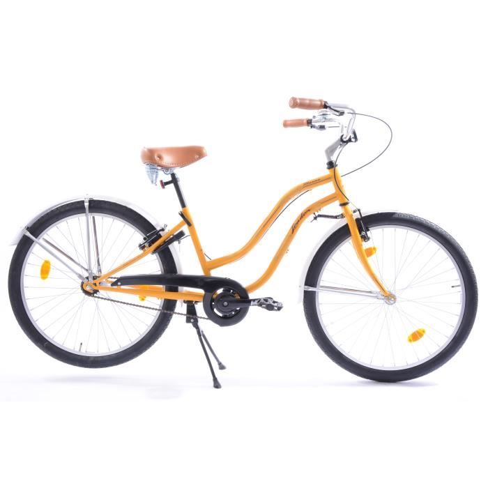 Vélo 26- CTB Cruiser- Adulte - Jaune et blanc