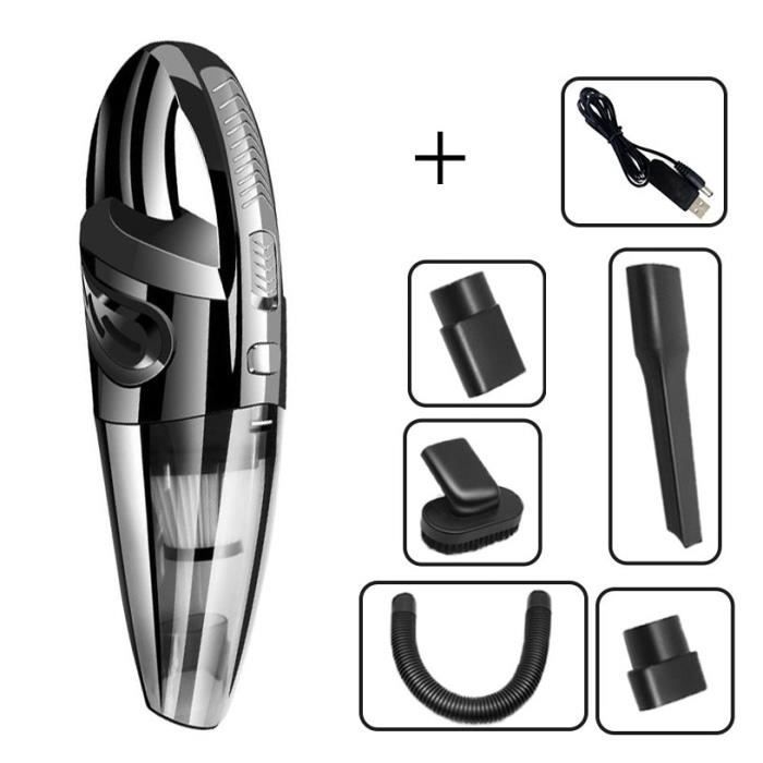 Nettoyeur - Aspirateur à Main Sans Fil Puissant pour Voiture, Portable, Autobiotique, pour la Maison, Grande