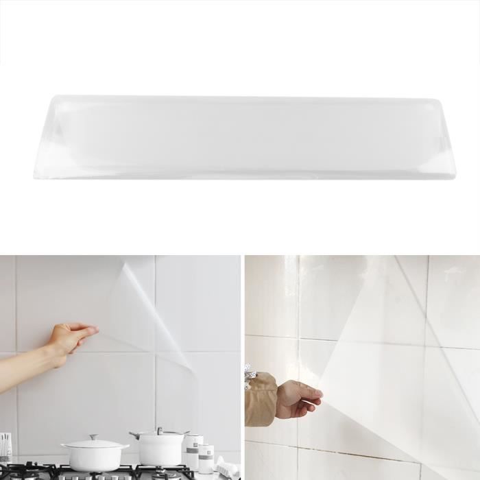 Autocollants Papier Peint Cuisine Imperméable Imperméable Imperméable Résistant À Haute Température Transparent Ecologique (Lo