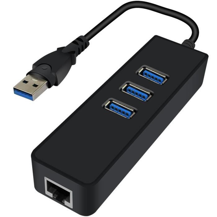 365invent 3 Ports 3.0 USB Hub adaptateur Ethernet