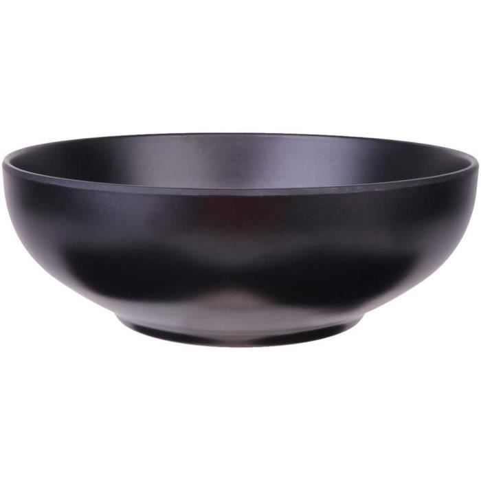 UPKOCH Bols Japonais en Mélamine Bols à pâtes Bols à Soupe Bol de Service Récipient de Bols de Nourriture pour Pho Ramen 1pc 19 * 6c