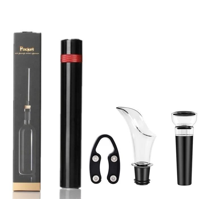 Set ouvre Bouteille de d'air Portatif Pression Manuel Tire-Bouchon Vin pompe à vide Verseur Coupe-Papier Kit Set ouvre