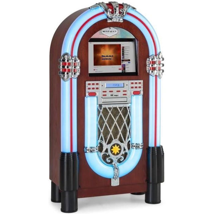 auna Graceland Touch Jukebox rétro, panneau de commande tactile 12\