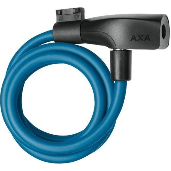 AXA serrure à câble Resolute 8-120- Ø8 / 1200 mm bleu pétrole