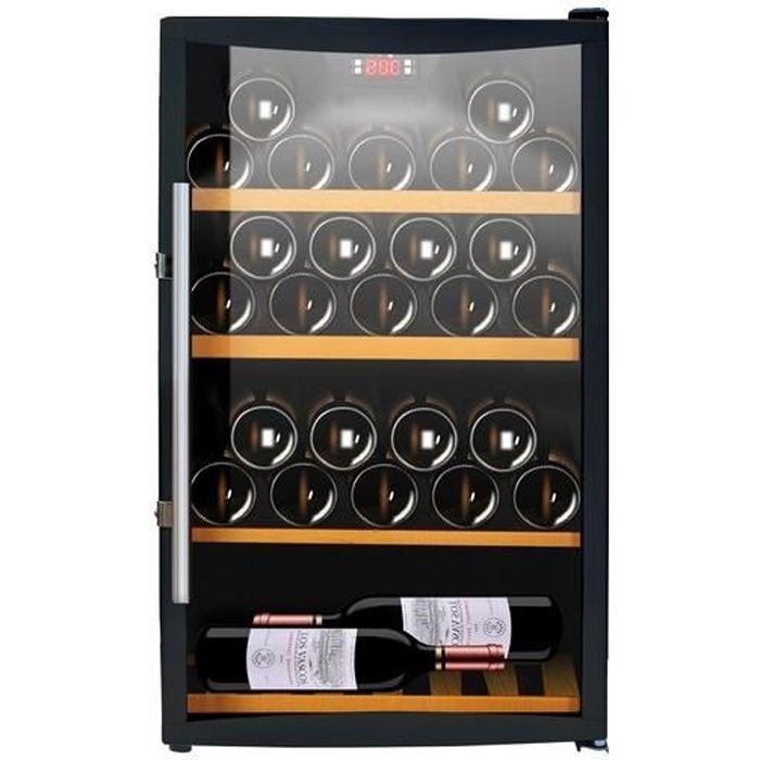 Caviss S 130 GBE4, Autonome, Noir, Noir, 4 étagères, 1 portes(s), Acier inoxydable