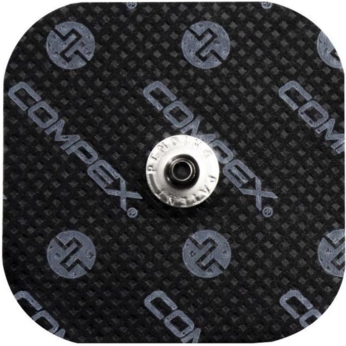 COMPEX ÉLECTRODES NOIRES EASYSNAP 50*50 MM