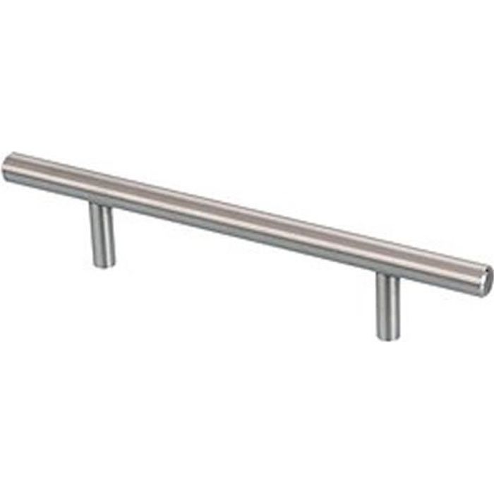 Poignée barre L.608x Ø12 x 544 mm DESIGN MAT Inox brossé - DM003.IN.12.544.5
