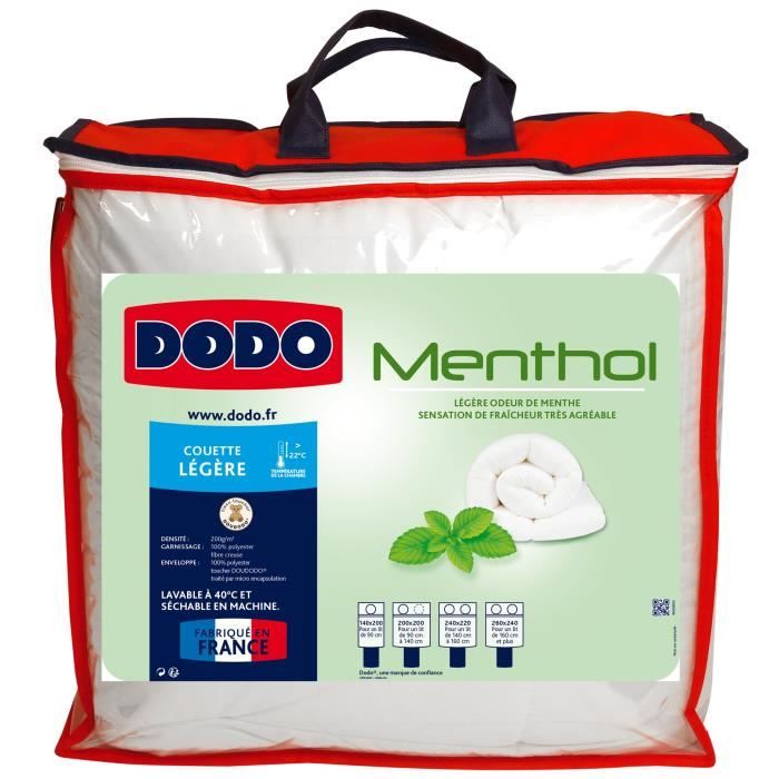 DODO Couette Légère MENTHOL 200x200cm