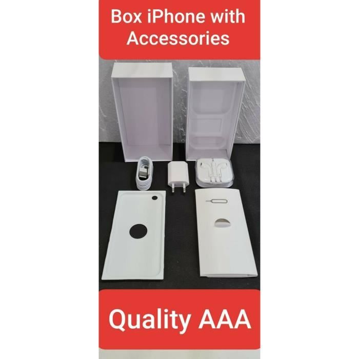 Boite Apple iPhone Blanc + Accessoires X / XS / XR