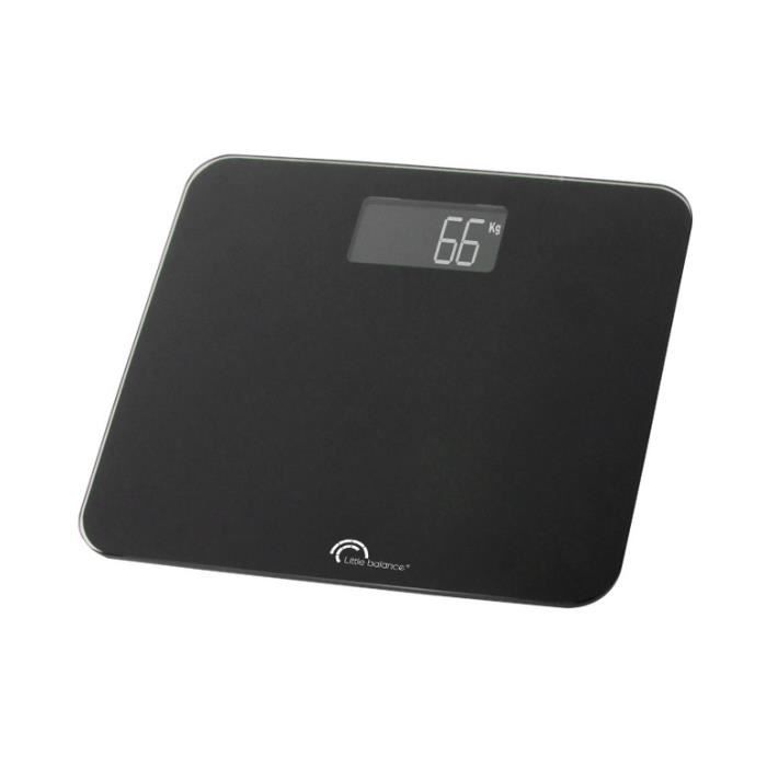 Little balance - pèse-personne électronique 200kg-100g noir - 8132