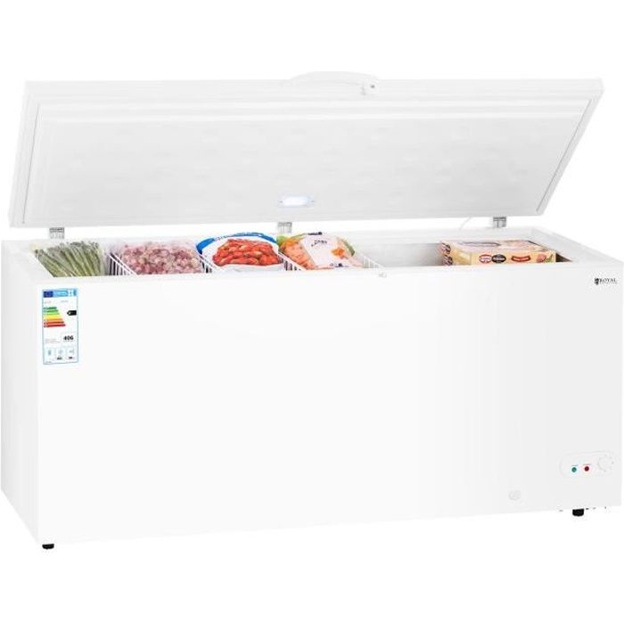 Congélateur Coffre Réfrigérateur Bahut Freezer Classe A+ 560Litres -12 -28dc LED
