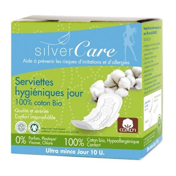 Serviette hygiénique, ultra-fine jour, 10 unités