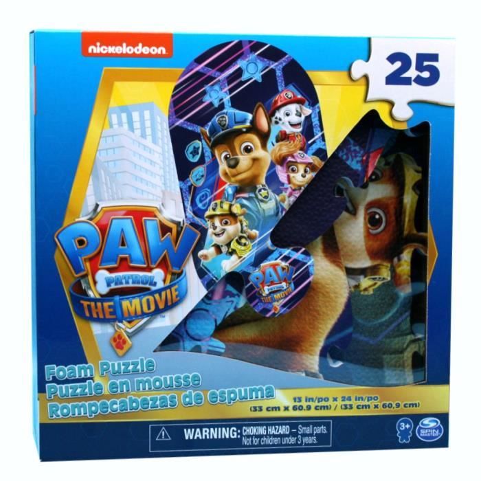 Puzzle en Mousse | Pat' Patrouille | 25 Pièces | Foam Puzzle | Film | The Movie