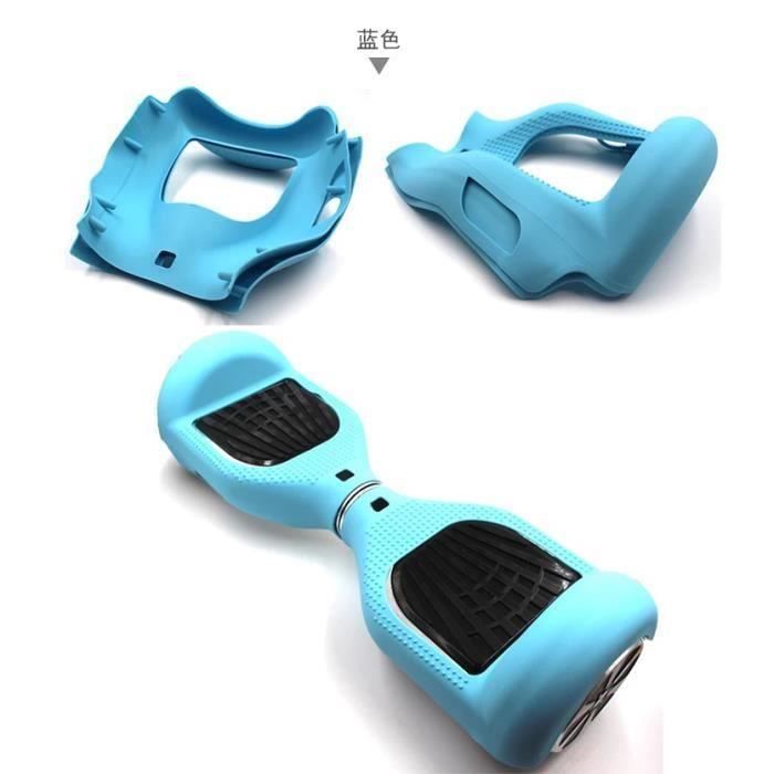 Bleu Coque de Protection en Silicone Souple Peau Pour Housse en 6,5 pouces Smart d'équilibre Trottinette électrique Hoverboard Scoo