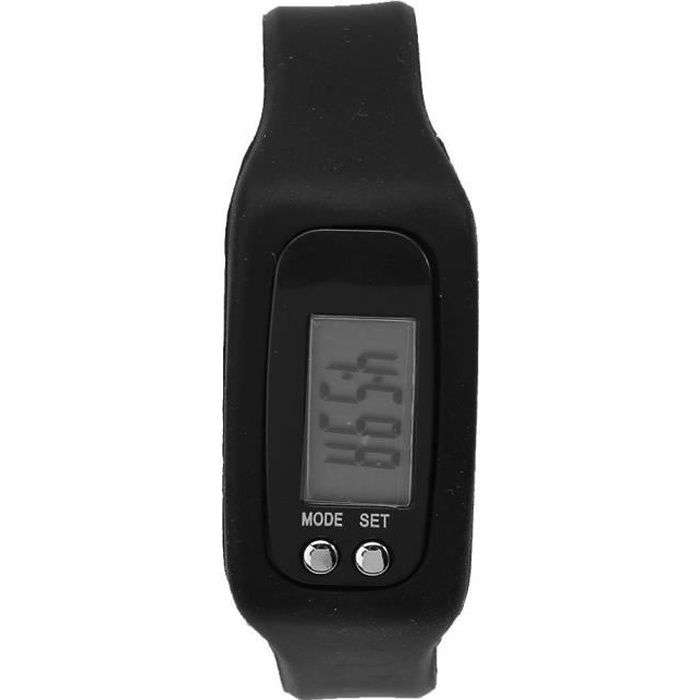 VINGVO tracker fitness Bracelet intelligent montre bracelet compteur de calories podomètre sport fitness (noir)