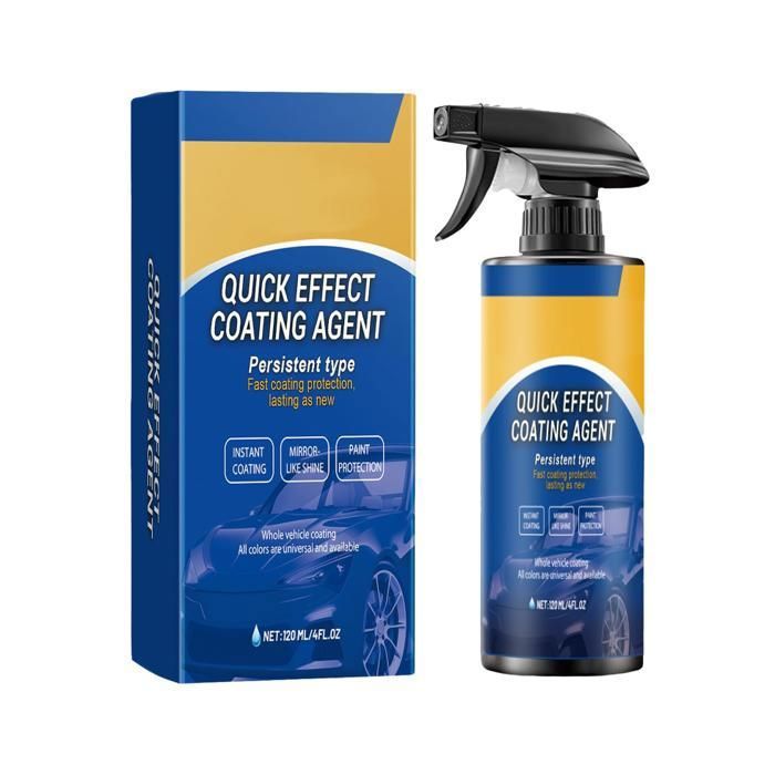 Kit Premium Entretien Voiture 3 En 1 - Spray Revêtement Céramique Étanche, Nettoyant Mousse + Polish (2PCS)