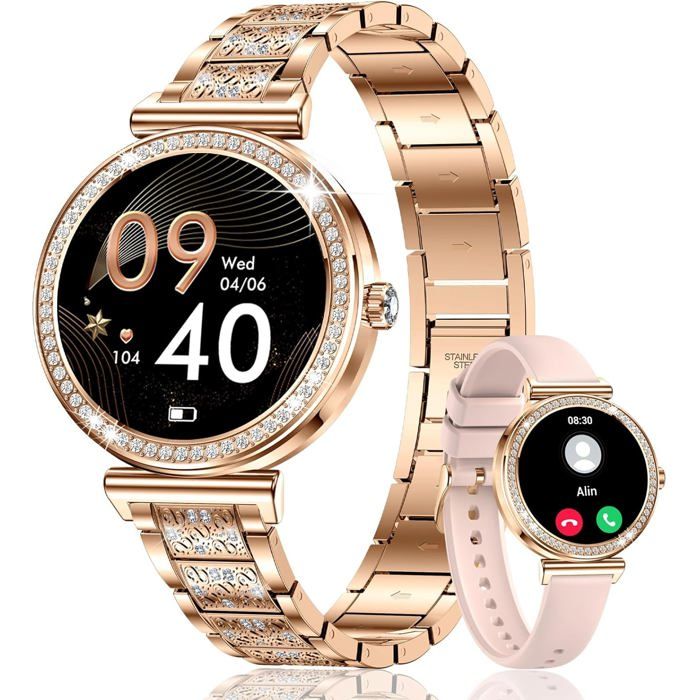 Montre Connectée Sport Fitness 45mm - Étanche - Bleue - Compatible Android/iOS - 2022 - Neuve