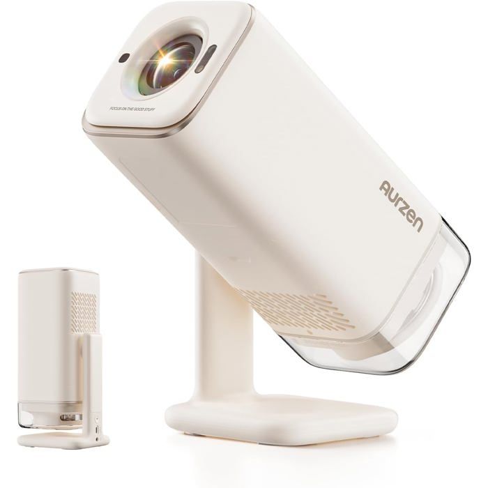 Vidéoprojecteur - AURZEN - Boom Air - Full HD 1080p - Google TV - Rechargeable USB-C