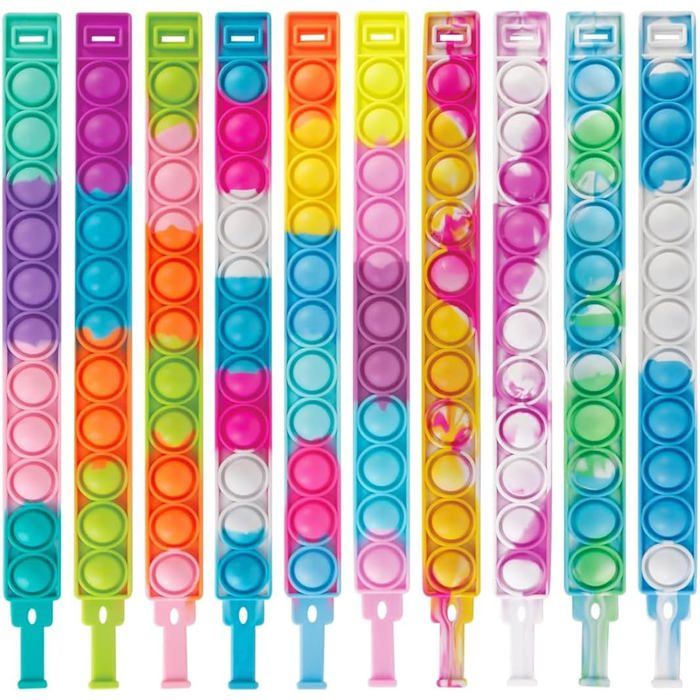 Bracelets anti-stress pour enfants et adultes - ventusludos - Pop It