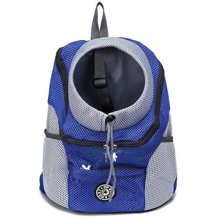 Pliable pour Chien de Voyage pour Animaux de Compagnie pour Chat Sacs à Dos de Transport L 16 x l 30 x H cm Bleu BLEU SAC