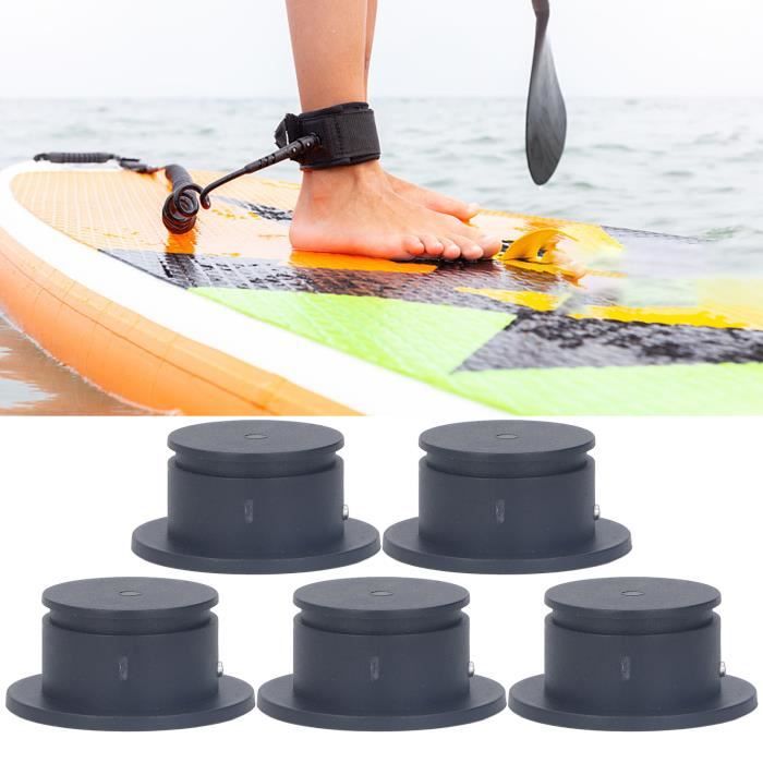 Prise de laisse de surf 5pcs Surf Leash Plug Remplacement Round Board Cup Plug pour Surfboard