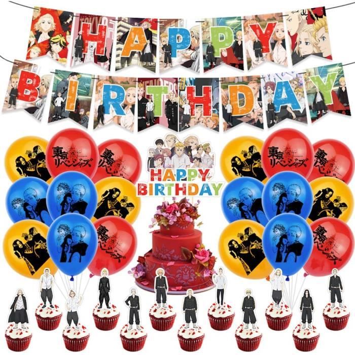 Tokyo Revengers Fete Danniversary Ballon Decorations Japonais Anime Theme Manga Ballons En Latex Joyeux Anniversaire Banniere 1491 Cdiscount Maison Tokyo Revengers Fete Danniversary Ballon Decorations Japonais Anime Theme Manga Ballons En Latex Joyeux Anniversaire Banniere 1491 Cdiscount Maison