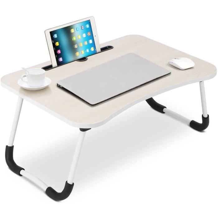 Table de lit pour ordinateur portable de 17 po, réglable avec pieds  pliables - PrimeCables®