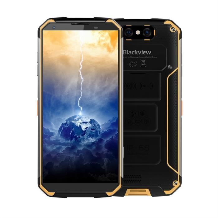 Achat T&eacute;l&eacute;phone portable BLACKVIEW BV9500 4 Go 64 Go Octa noyau 5.7 16MP DualSim Android 8.1 Smartphone Lte @Rr426 pas cher