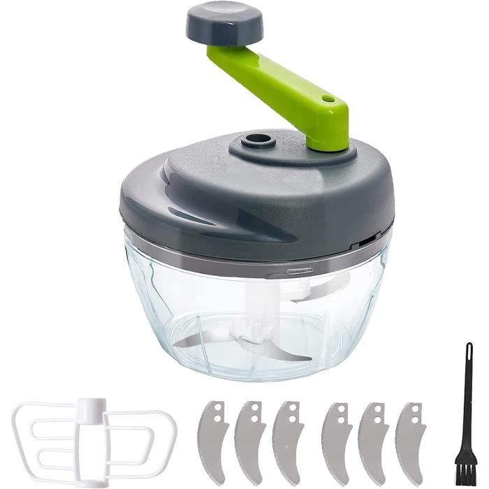 Magic Bullet Nutribullet Blender 250W - Mini Blender 3 Pièces + 7 Accessoires Gris MBR10