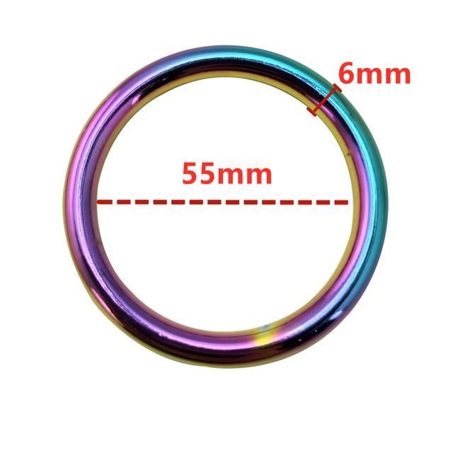 Diamètre coloré 55mm-Boule Civière De Scrotum Pour Homme, Petite Et Grande  Boule En Métal, Serrure De Pénis,