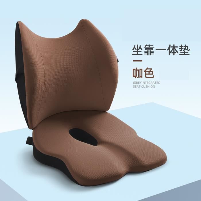 Appui-tête Cervical Voiture & Bureau – Coussin Nuque Mousse Respirante Noir 30x13 Cm