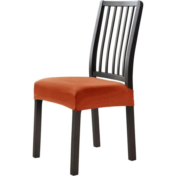Housse De Chaise Extensible Lot De 4, Couverture Protecteur De Chaise Salle A Manger Universel Amovible Lavable 86550866