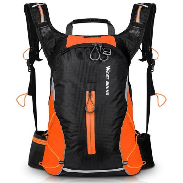 16L Sac de Vélo Cyclisme Sac à Dos Vélo Daypack Pour Sports de Plein Air En Cours Dexécution - Orange