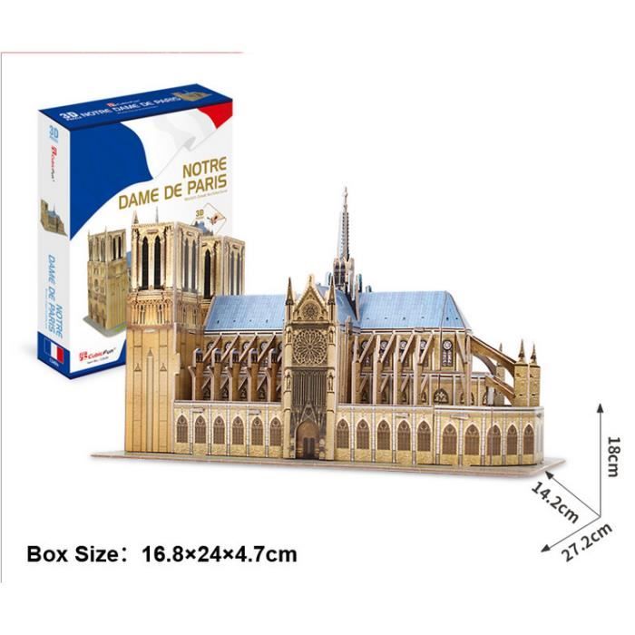 choix Cubic Fun Cathédrale Cathedral Light 3d Puzzle Notre Dame de Paris DEL//2