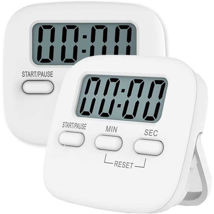 Omabeta outil de minuterie de cuisine Minuterie numérique LED compte à  rebours minuterie avec aimant arrière pour la sport pour - Cdiscount Maison