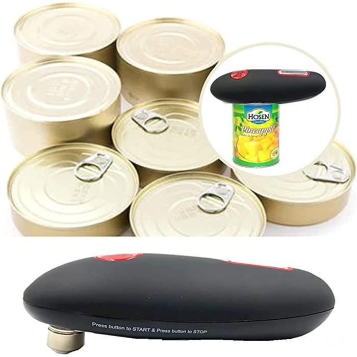 Accessoire Cuisine Innovant Ouvre-boîte Électrique ROSENSTEIN & SÖHNE - Ouverture Refermable Sécurisée - Sans Fil Rechargeable - Design Moderne Ouvre-boîtes électriques