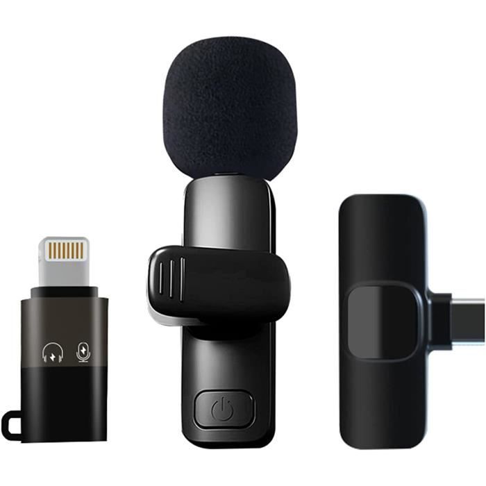 Nicama Micro-cravate Omnidirectionnel Audio Enregistrement Microphone avec  Pare-brise pour Apple iphone Samsung Smartphone MacBook - Cdiscount  Appareil Photo