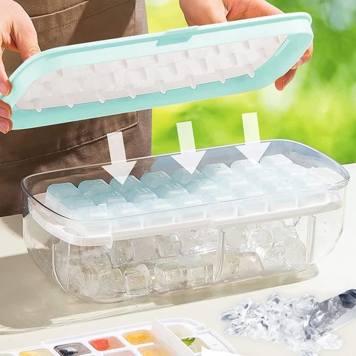Bac Glacon Bebe Lot De 2 Bacs à Glaçons Ronds Avec Couvercle, Mini